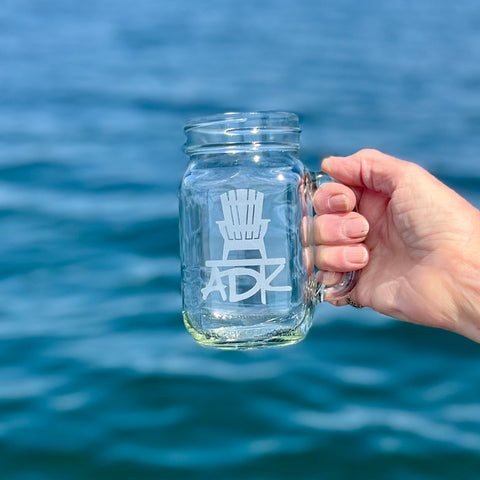 Adirondack Chair Handled Mason Jar