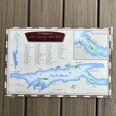 The Islands of Lake George Placemat