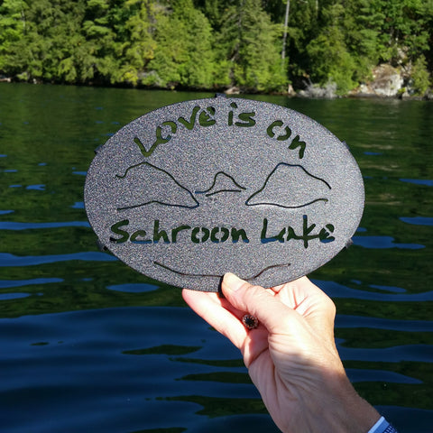 Schroon Lake Painted Trivet