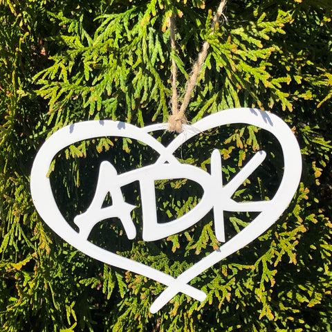 Adirondack Heart Ornament