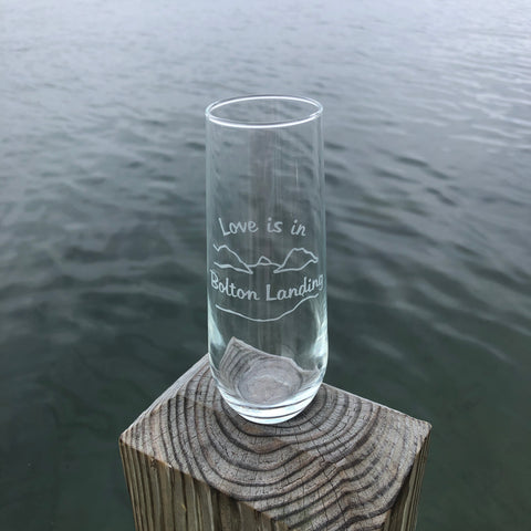 Lake George Stemless Wine Glass