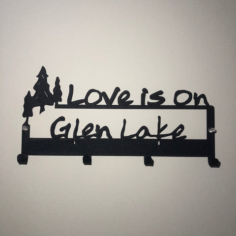 Glen Lake multi-hook wall mount