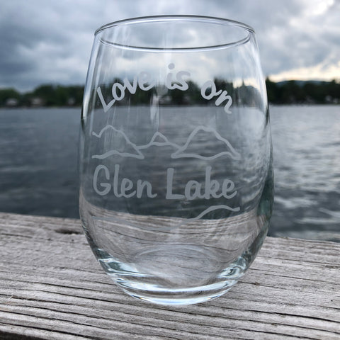 Glen Lake Stemless Wine Glass