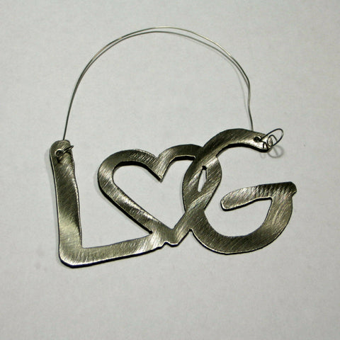 Lake George Stainless Steel Ornament