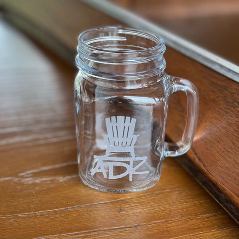 Adirondack Chair Handled Mason Jar