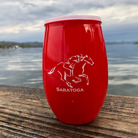 Saratoga plastic stemless wine cup