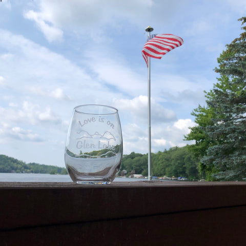Glen Lake Stemless Wine Glass