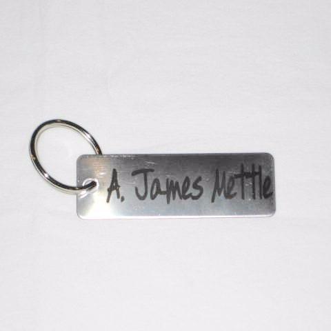 Personalized Lake George Key Chain, stainless steel