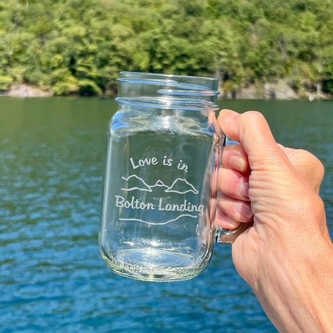 Bolton Landing Mason Jar