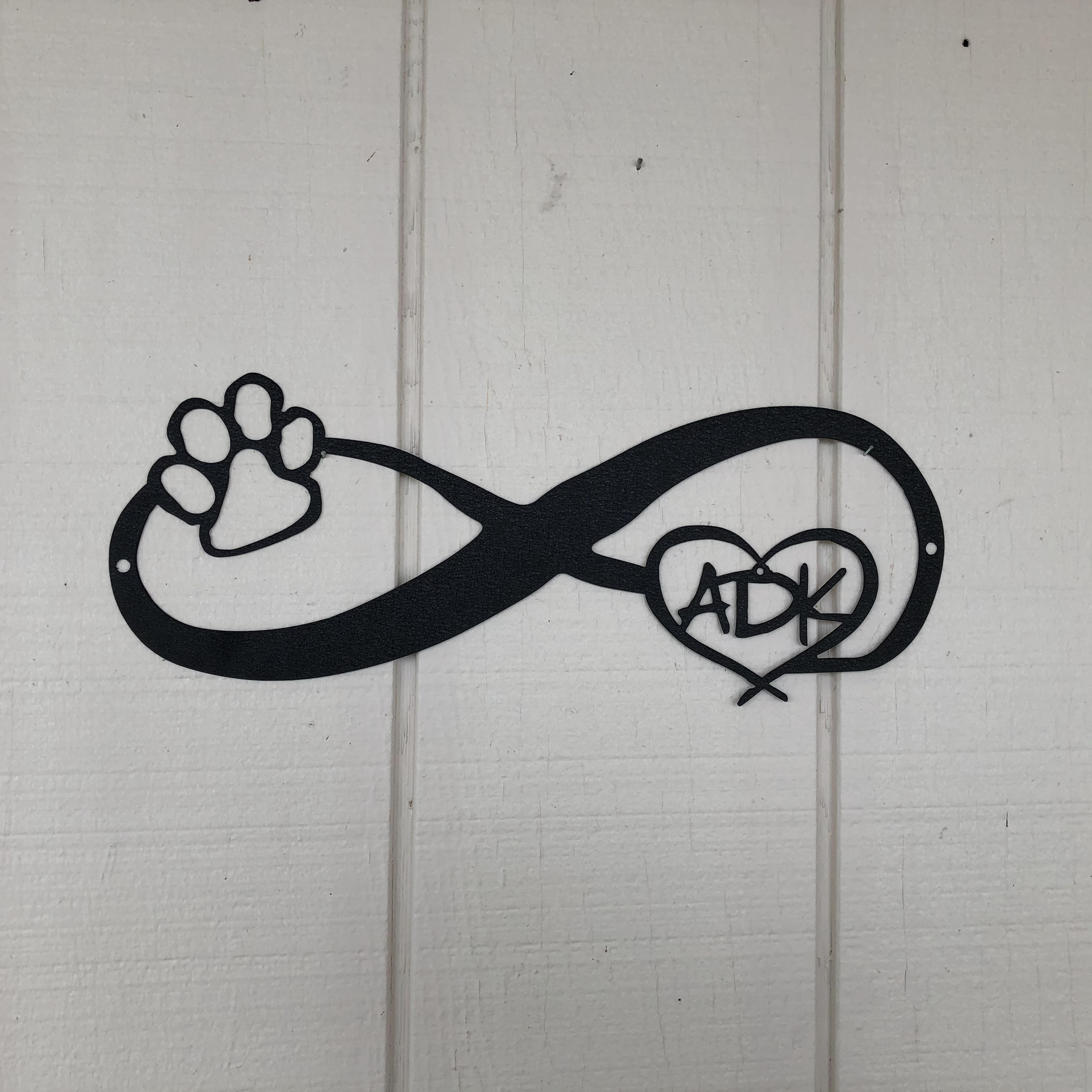 ADK Dog Paw Infinity Sign – Love is in New York