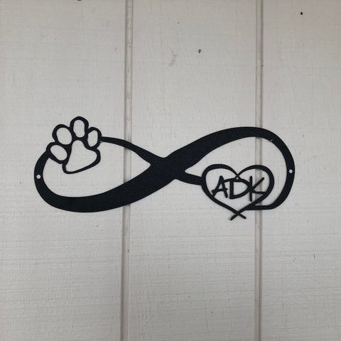 ADK Dog Paw Infinity Sign