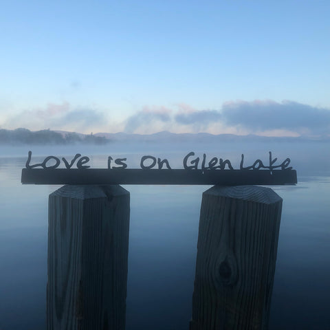 Glen Lake Metal Sign
