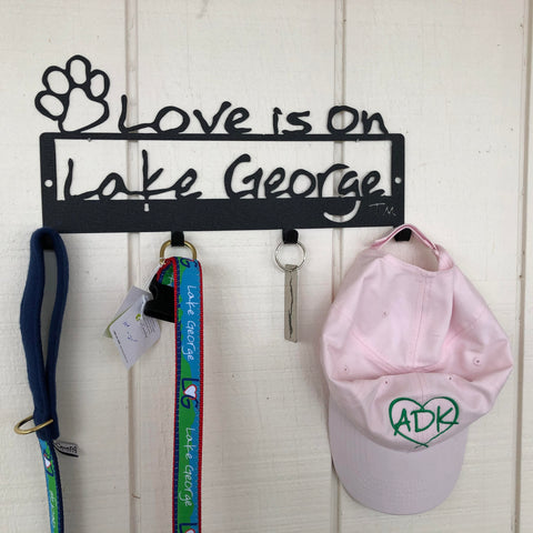 Lake George Paw multi-hook wall mount